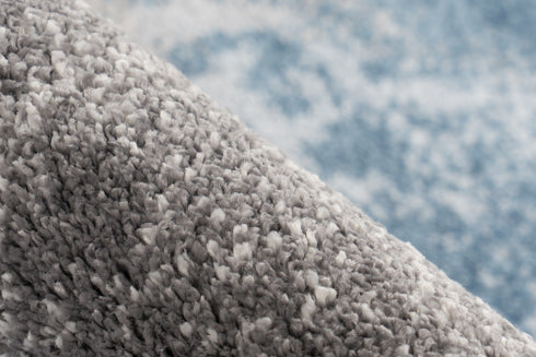 Sensation 505 Thick Modern Blue Rug with Abstract Geometric Design - ADORE RUGS and FLOORING