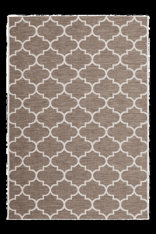 Sunset 604 Outdoor and Kitchen Beige Rug with Moroccan Design - ADORE RUGS and FLOORING