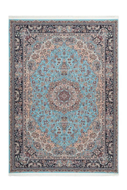 Royal 900 Blue High Quality Traditional Rug with Centre Medallion - ADORE RUGS and FLOORING