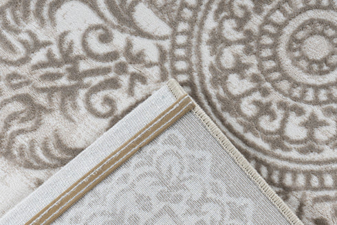 Beige White Turkish Carpet - ADORE RUGS and FLOORING