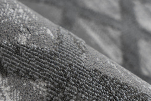 Charcoal Diamond Pattern Rug - Adore Rugs & Flooring