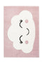 Pink Smiley Face Rug - ADORE RUGS and FLOORING