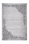 Aura 785 Silver Floral Border Rug - ADORE RUGS and FLOORING