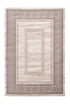 Aura 786 Beige Modern Rug with Rectangular Design Border - ADORE RUGS and FLOORING