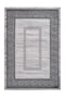 Aura 786 Silver Modern Rug with Rectangular Design Border - ADORE RUGS and FLOORING