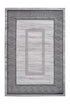 Aura 786 Silver Modern Rug with Rectangular Design Border - ADORE RUGS and FLOORING