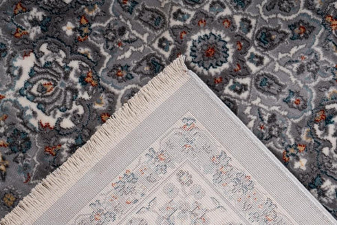 Classic 700 Silver Traditional Design Rug with Center Medallion - ADORE RUGS and FLOORING