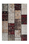 Cocoon 990 Red Checkered Modern Rug - ADORE RUGS and FLOORING - Bunnings Rug