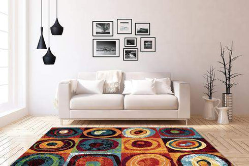 Espo 307 Rainbow Multicolour Turkish Rug - ADORE RUGS and FLOORING