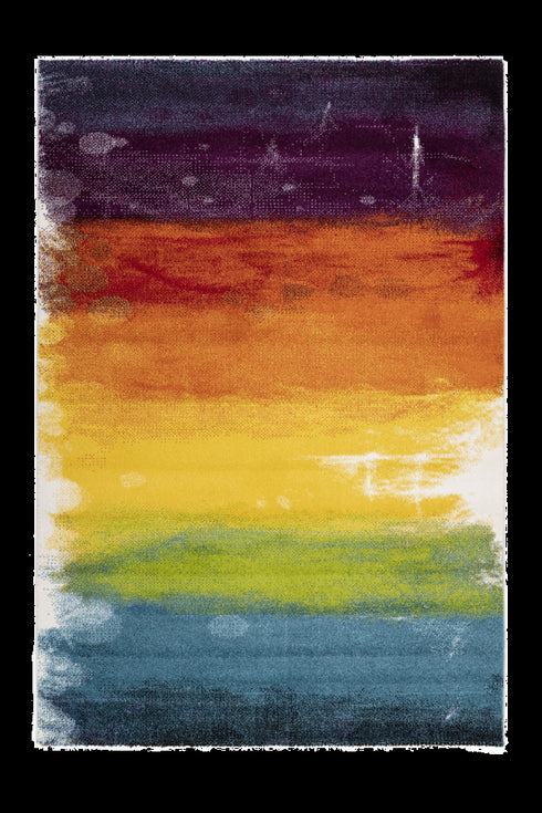 Espo 311 Rainbow Multi Colour Thick Turkish Rug - ADORE RUGS and FLOORING