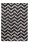 Grace 801 Graphite Shaggy Zig Zag Rug - ADORE RUGS and FLOORING