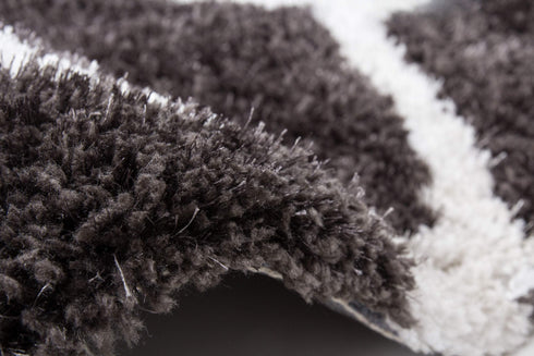Grace 802 Shaggy Dark Grey Rug - ADORE RUGS and FLOORING