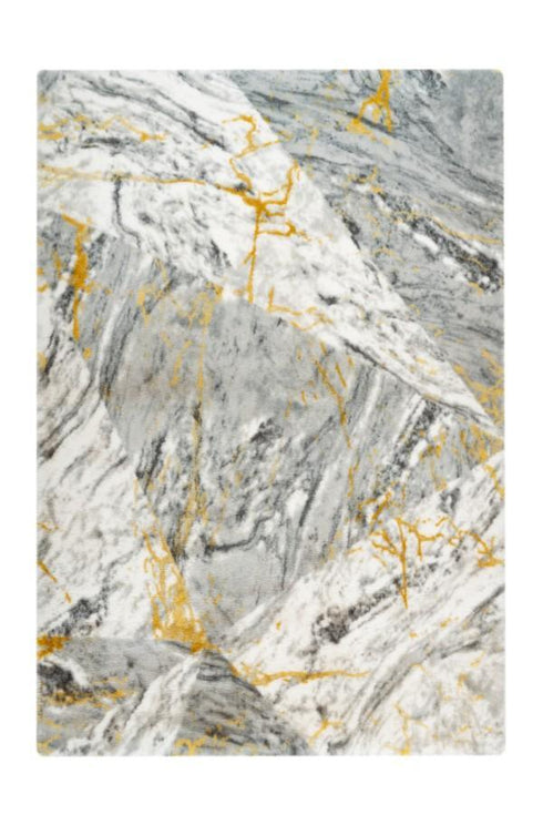 Marble 700 Yellow Super Soft High Quality Fluffy Rug - ADORE RUGS and FLOORING