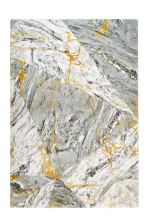Marble 700 Yellow Super Soft High Quality Fluffy Rug - ADORE RUGS and FLOORING