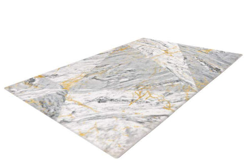 Marble 700 Yellow Super Soft High Quality Fluffy Rug - ADORE RUGS and FLOORING