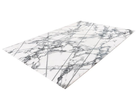 Marble 701 Silver Super Soft High Quality Fluffy Rug - ADORE RUGS and FLOORING