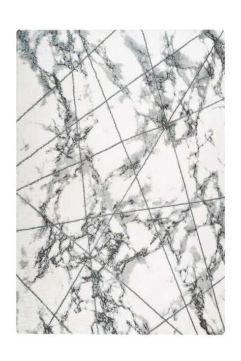 Marble 701 Silver Super Soft High Quality Fluffy Rug - ADORE RUGS and FLOORING