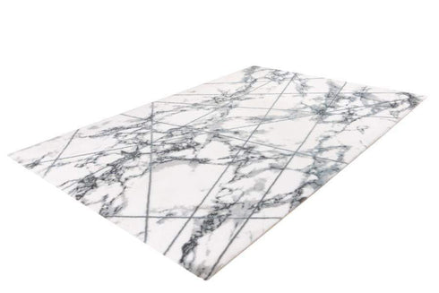 Marble 701 Silver Super Soft High Quality Fluffy Rug - ADORE RUGS and FLOORING