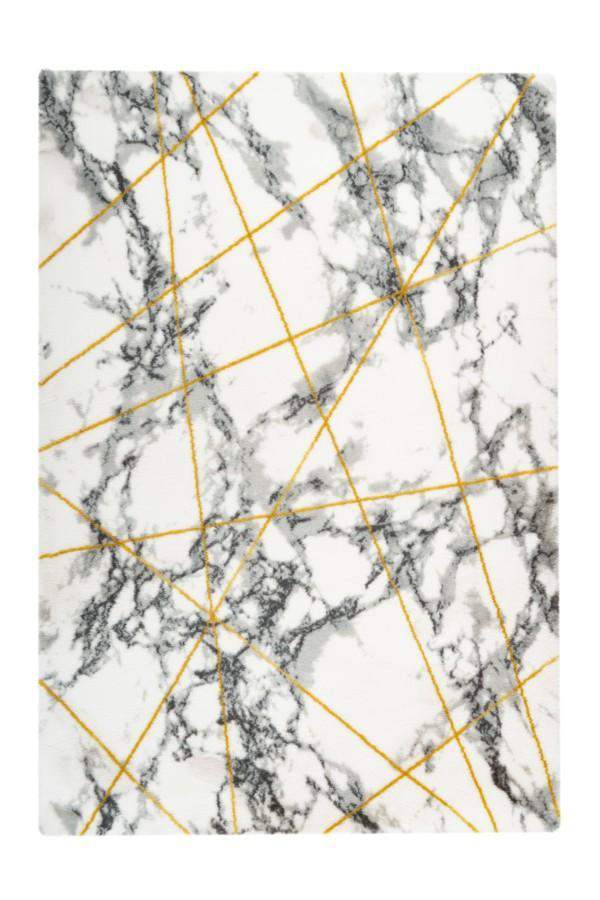 Marble 701 Yellow Super Soft High Quality Fluffy Rug - ADORE RUGS and FLOORING