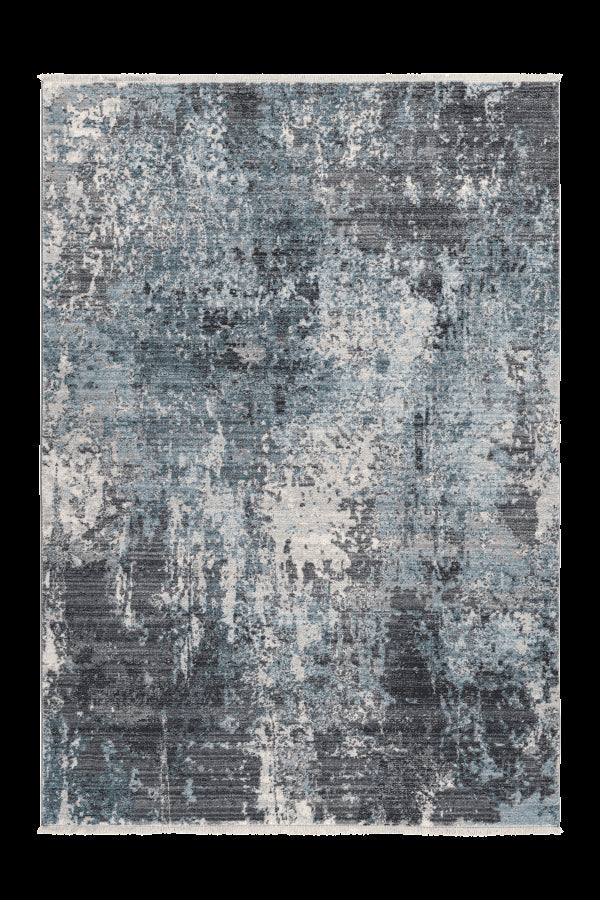 Medellin 400 Modern Abstract Silver-Blue Rug - ADORE RUGS and FLOORING