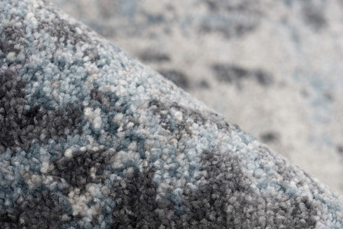 Medellin 400 Modern Abstract Silver-Blue Rug - ADORE RUGS and FLOORING