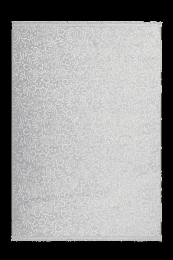 Peri 100 Grey Floral Machine Washable Rug - ADORE RUGS and FLOORING