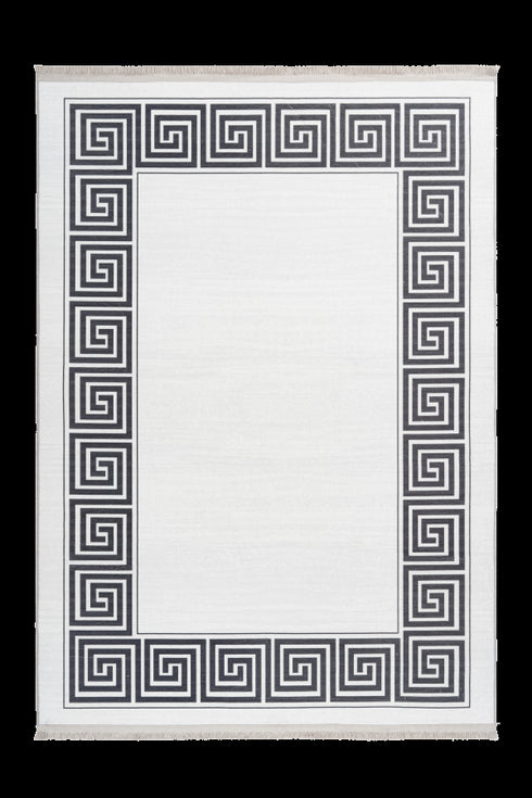 Peri 103 Black Machine Washable Rug - ADORE RUGS and FLOORING