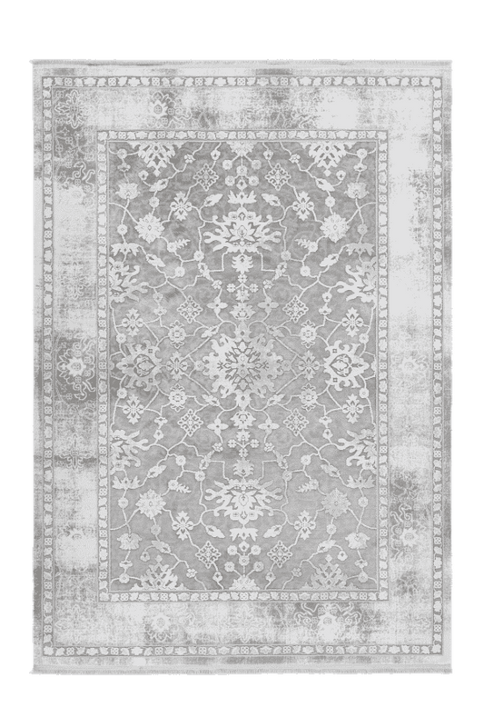Grey Floral Rug - ADORE RUGS and FLOORING