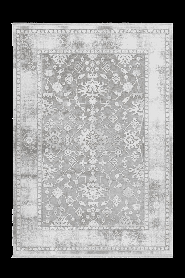 Grey Floral Rug - ADORE RUGS and FLOORING