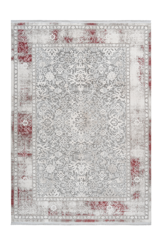 Rug With Pink Border - ADORE RUGS and FLOORING