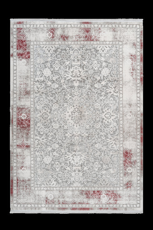 Rug With Pink Border - ADORE RUGS and FLOORING