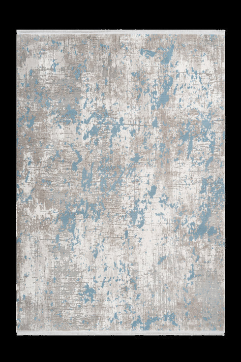 Blue Abstract Rug - ADORE RUGS and FLOORING