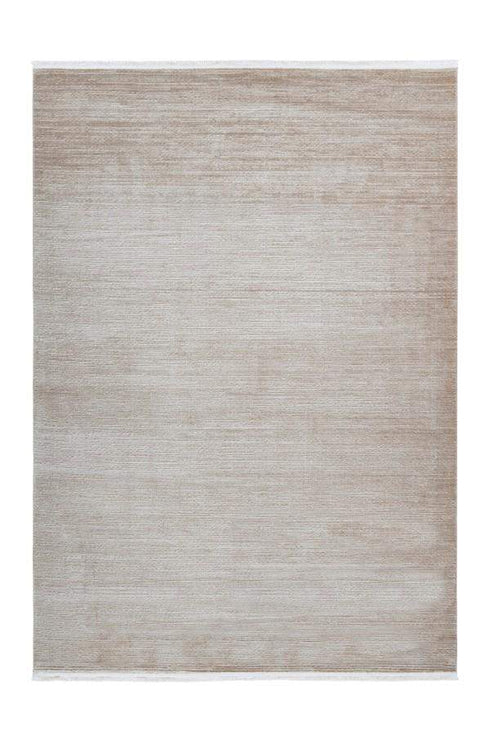 Pierre Cardin - Triomphe 501 Beige Plain Rug with Lines - ADORE RUGS and FLOORING