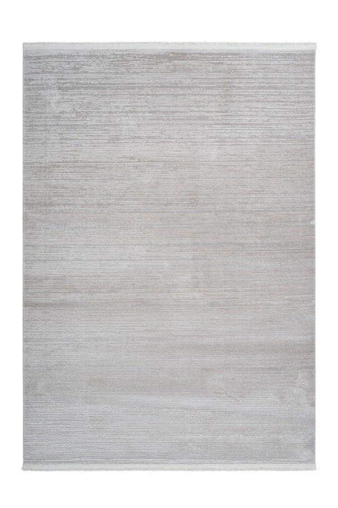 Pierre Cardin - Triomphe 501 Silver Plain Rug with Lines - ADORE RUGS and FLOORING