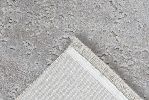 Pierre Cardin - Triomphe 502 Silver with Abstract Design - ADORE RUGS and FLOORING