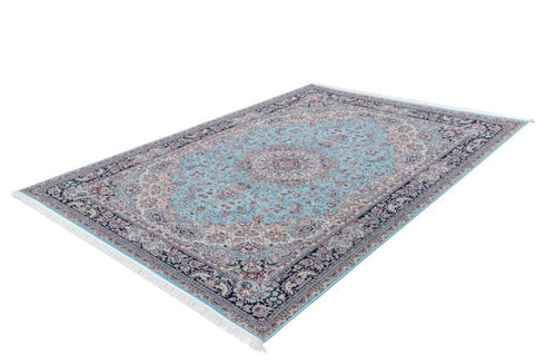 Royal 900 Blue High Quality Traditional Rug with Centre Medallion - ADORE RUGS and FLOORING