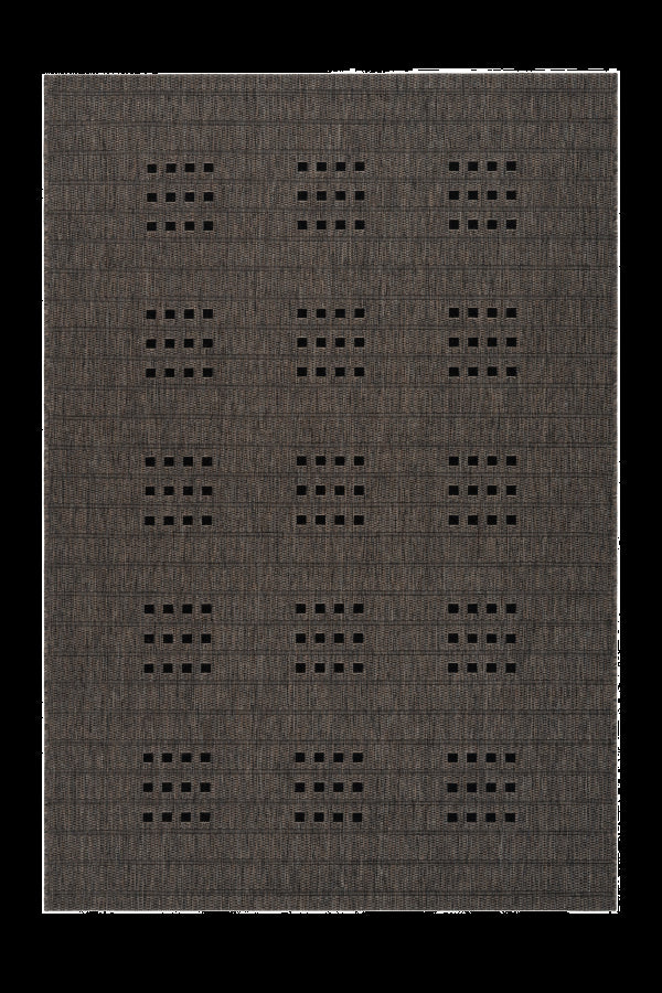 Sunset 606 Outdoor and Kitchen Taupe Rug with Dice Spotted Design - ADORE RUGS and FLOORING
