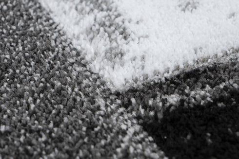 Black Grey White Rug - ADORE RUGS and FLOORING