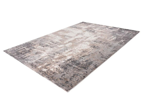 Trendy 401 Beige Silver Contemporary Rug - ADORE RUGS and FLOORING