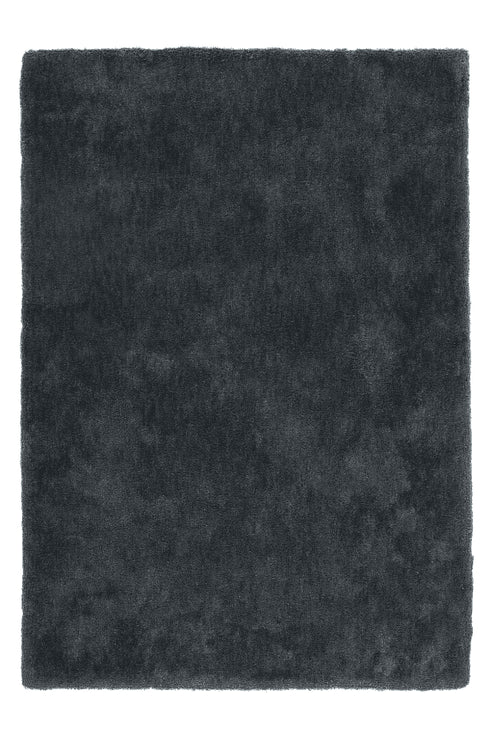 Velvet 500 Shaggy Plain Graphite Rug with Soft Touch - ADORE RUGS and FLOORING