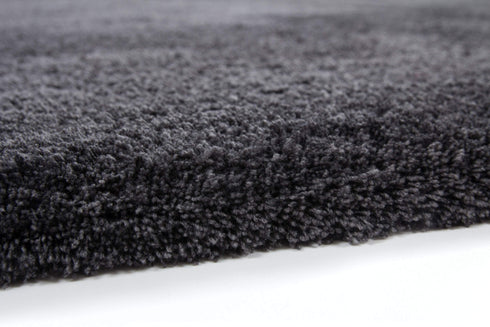 Velvet 500 Shaggy Plain Graphite Rug with Soft Touch - ADORE RUGS and FLOORING
