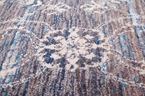 Grey Blue Faded Carpet - ADORE RUGS and FLOORING