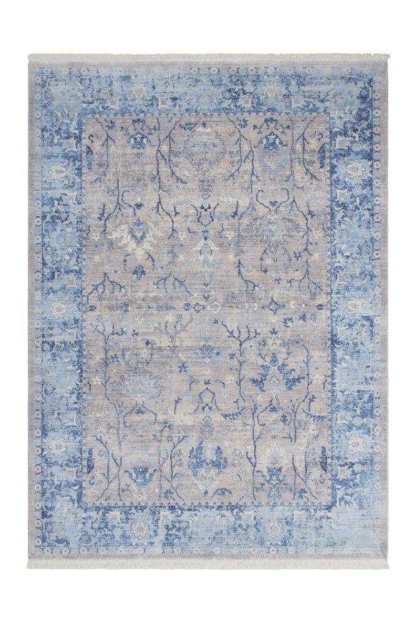 Blue Border Vintage Rug - ADORE RUGS and FLOORING