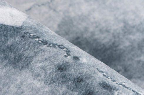 Peri 201 Silver White Machine Washable Rug With Marble Pattern - ADORE RUGS and FLOORING