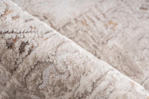 Pierre Cardin - Paris 504 Taupe Faded Rug With Medallion - ADORE RUGS and FLOORING