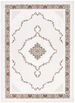 Amalfi Oriental Medallion Brown Rug - AMAL05