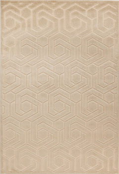 Amira 202 Beige - Geometric Rug in Beige