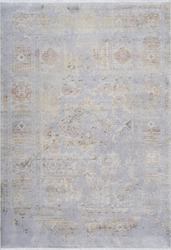 Fashion 901 Silver Acrylic Transitional Rug