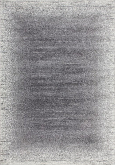 Feeling 502 Silver Plain Thick Rug, full view