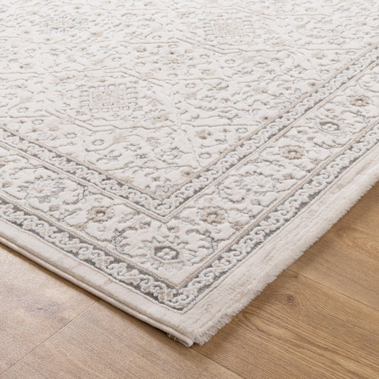 Maya Traditional Border Cream and Beige Rug - M103 - Adore Rugs & Flooring